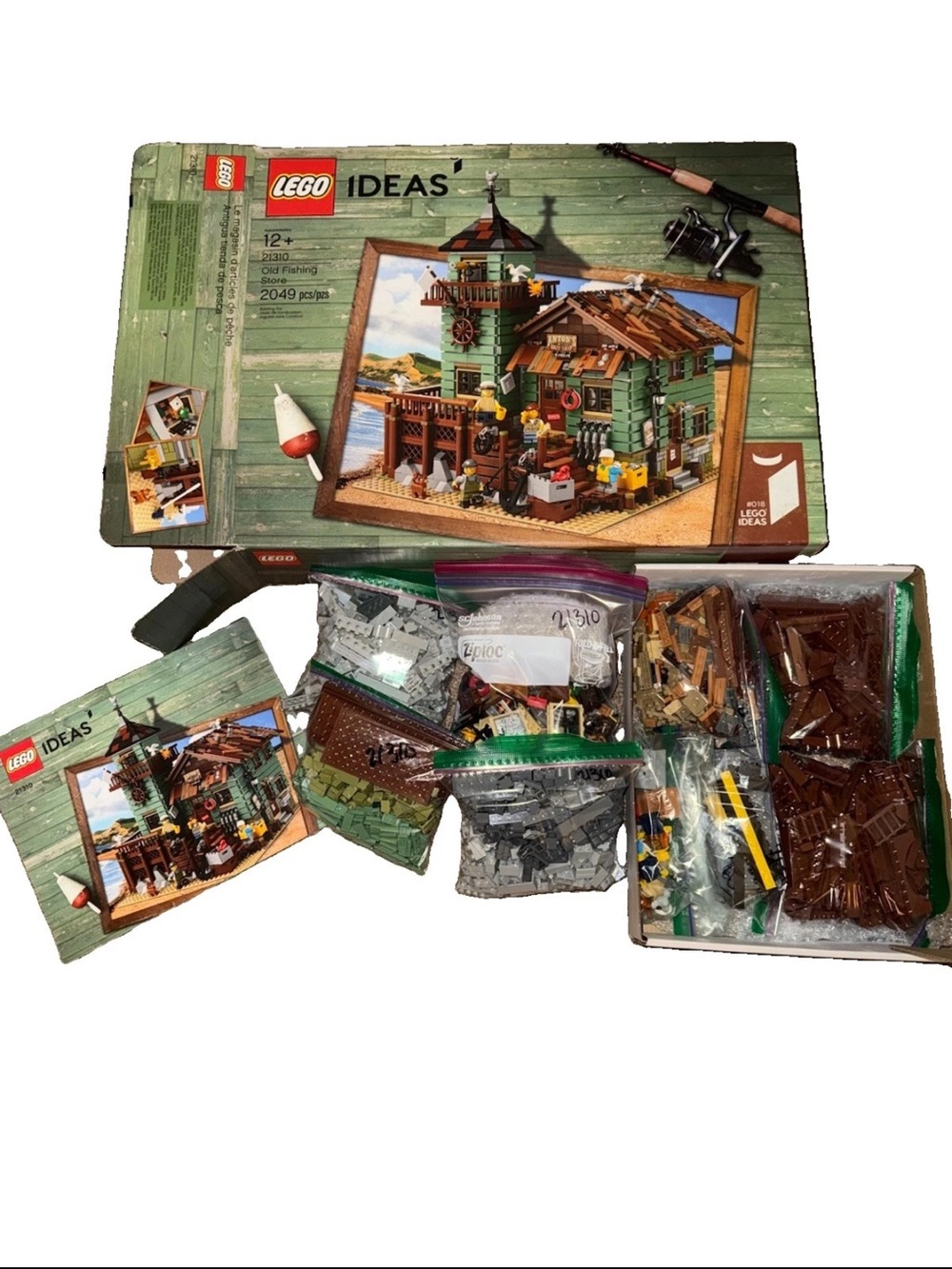 LEGO Ideas: RETIRED Old Fishing Store (21310) complete Set Original Box & Manual